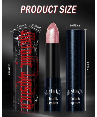 Rouge L vres Mat Paillet M tallique-Tr s Pigment et Chatoyante Lip Gloss Brillant Rouges L vres Longue Tenue R sistant L'eau Dur e Femmes Rouge a Levre Scintillant Cadeau Femmes-C14 Bleu - Buy Online on GoSupps.com