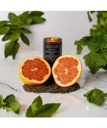 Buy Grapefruit Mint Candle - Premium Soy & Coconut Wax Refreshing Scent for International Shipping - Buy Online on GoSupps.com