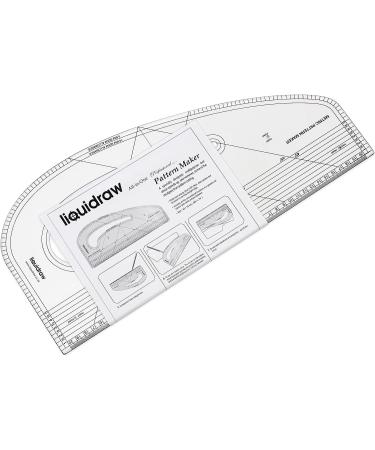 Liquidraw Pattern Maker Quilting Ruler - Metric Clear | Pattern Marking Tool - Buy Online on GoSupps.com