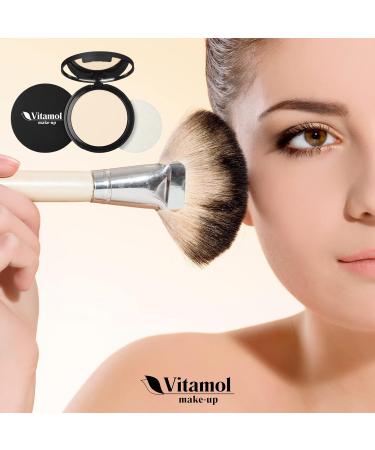  Vitamol Vitamol Makeup Compact Powder for Makeup Setting 6g (Gold) - Buy Online on GoSupps.com