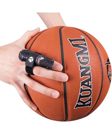 Kuangmi Finger Sleeve Support Protector | Pain Relief for Basketball Volleyball Baseball | S/M Black (Pack of 1) - Buy Online on GoSupps.com