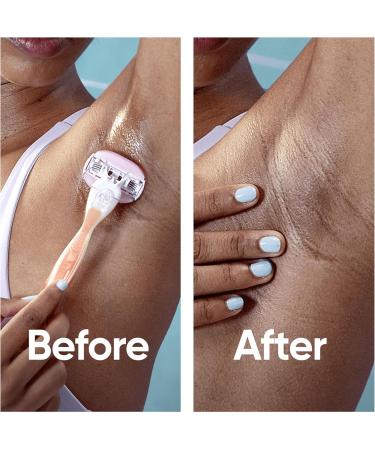 Gillette Venus Comfortglide Spa Breeze 10-Pack Women's Razor Blades with 3 Built-in Blades for a Smooth Close Shave - Buy Online on GoSupps.com