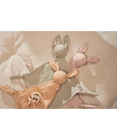 Jollein Cuddling Baby Bunny Ears Sniffer Towel - Olive Green Pacifiers - 100% Cotton & Oeko-Tex Certified - Buy Online on GoSupps.com