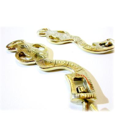 PS Horse Baroque Academic Hackamore - Silver & Gold-Brass Decorated | International Shipping Available - Buy Online on GoSupps.com