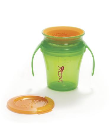 JUICY! WOW CUP Baby 360 Trainer Sippy Cup with Freshness Lid  Green  7 oz.