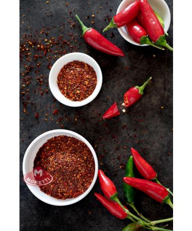 Moretti 100% Calabrian Dried Flakes: 50 g of pure taste and spiciness ideal for enhancing your sauces and grilled meats - Buy Online on GoSupps.com