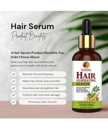 Hair Growth Serum Hair Loss &Hair Thinning Treatment Hair Serum Stimulates New Hair Growth Promotes Thicker Fuller and Faster Growing Hair - Buy Online on GoSupps.com