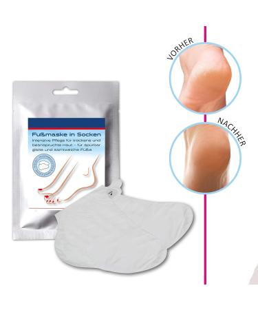 Hydrating Foot Mask for Stressed Dry Skin 3x1 Pair | Wellness Foot Care - Buy Online on GoSupps.com