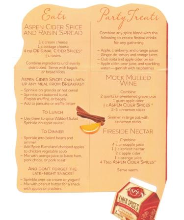 Aspen Mulling Cider Spice Original Blend 5.65 Oz - Pack of 4 - Buy Online on GoSupps.com