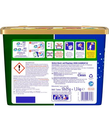 Persil Universal 4in1 Discs - 52 Wash Capsules for Bright Colors & Deep Clean | Long-Lasting Freshness | Premium Laundry Detergent - Buy Online on GoSupps.com
