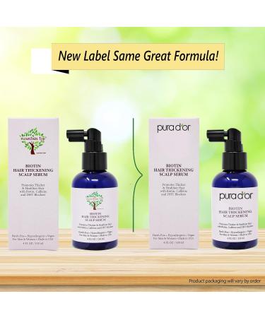 Mountain Top Hair Thickening Scalp Serum (4oz) with Argan Oil, Biotin, Caffeine, DHT Blockers & Saw Palmetto - Buy Online on GoSupps.com