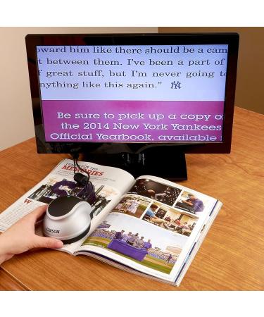 Carson DR-300UK ezRead Electronic Reading Aid Digital Magnifier - Silver/Black - TV Output - Buy Online on GoSupps.com