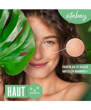 VITABAY Coenzyme Q10 Ubiquinol 200mg Capsules - High Dose Antioxidant - 60 Capsules for Energy & Health - Buy Online on GoSupps.com