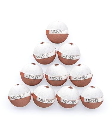 Oatmeal Milk & Honey Luxury Bath Bombs - Set of 10 - XL 4.5oz - Buy Online on GoSupps.com