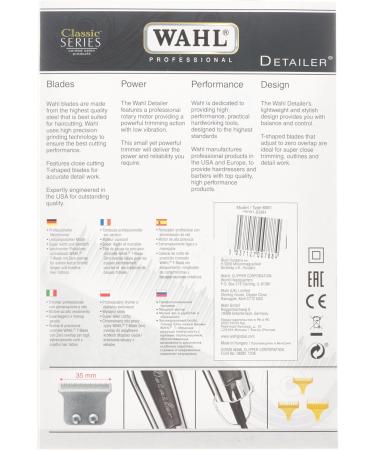 Wahl Detailer Hair Clipper with Cable - Precision Hair Cutting & Styling Tool | International Shipping Available - Buy Online on GoSupps.com
