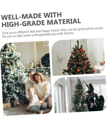 Zerodeko 3pcs Christmas Foam Ball Christmas Window Pendant Wrapped Hanging Ball Party The Tree Sticky Powder Blue 8X8X8CM - Buy Online on GoSupps.com