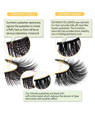 Goo Goo 3D Mink Eyelashes Daily 13mm-18mm 5 Styles Multipack - Natural Look, Handmade, Reusable - 5 Pairs/Pack - Buy Online on GoSupps.com