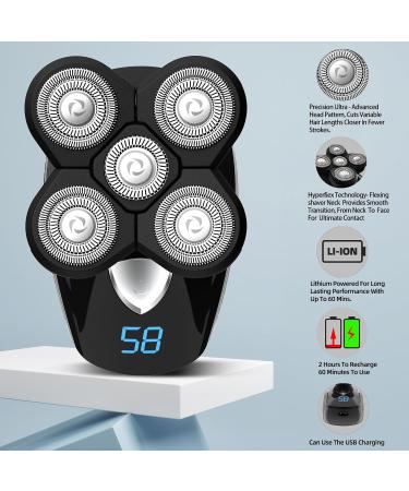 Head Shavers for Bald Men | Rotary Waterproof Cordless Electric Shavers - Dry & Wet Shaving - Buy Online on GoSupps.com