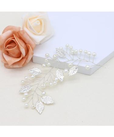 Bridal Pearls and Rhinestone Wedding Hair Accessories - Crystal Hair Piece Combs for Brides and Bridesmaids (23 Pack, Silver) - Buy Online on GoSupps.com