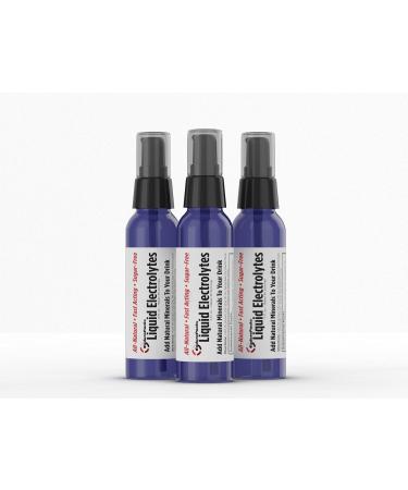All-Natural Sugar-Free Liquid Electrolytes - Zero Calories | 3 Pack (90 Servings) - Boost Hydration & Performance - Buy Online on GoSupps.com