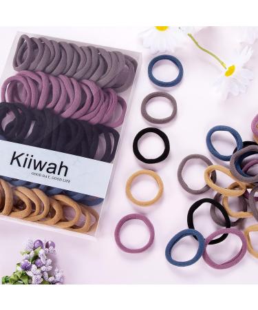 100 Pieces Multi-Colored Hair Ties for Girls & Women - Elastic Ponytail Holders & Hair Accessories - International Shipping Available - Buy Online on GoSupps.com