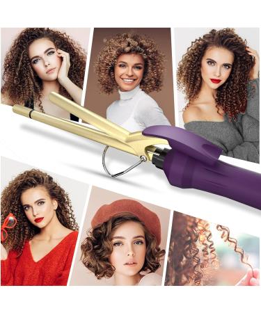 SHOW 9mm Tourmaline Ceramic Curling Tong for Short/Long Hair - Professional Skinny Hair Curler Iron - 3/8 Inch Barrel Width for Perfect Curls - Buy Online on GoSupps.com