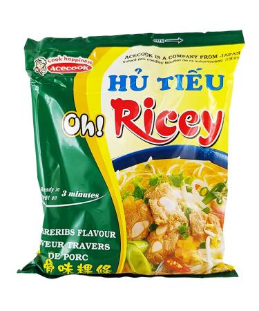 rumarkt Acecook Pack of 24 Hu Tieu Instant Rice Pasta Cones (24 x 70g)