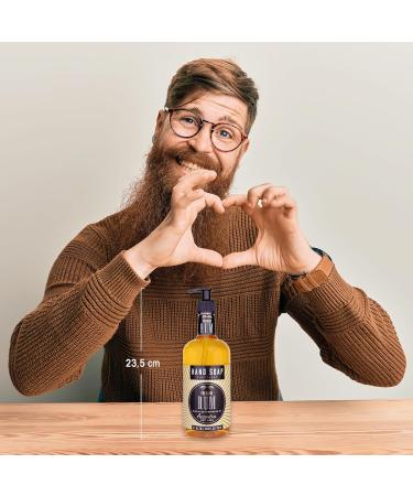 Accentra Hand Soap in bottle look 720 ml hand soap in pump dispenser liquid soap rum scent refillable - Buy Online on GoSupps.com