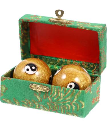 Gleavi 4-Piece Massage Globe Set - Hand & Foot Massage Balls for Relaxation & Exercise - Cloisonn Baoding Balls - Buy Online on GoSupps.com