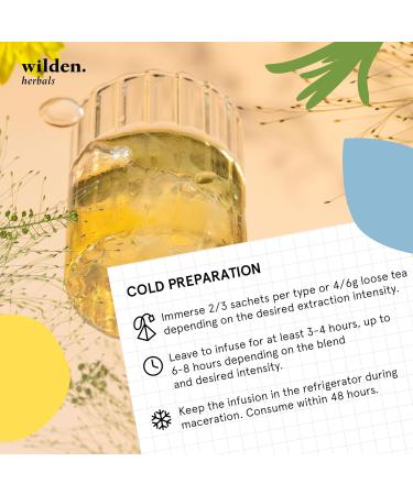 Wilden Herbals Remedium n.6 Relax - Tisane pour la Relaxation et la D tente - M lange Intense de Passiflore Thym Lavande - 10 Sachets - Buy Online on GoSupps.com