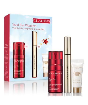 Clarins Total Eye Lift | Anti-Aging Eye Cream | Targets Wrinkles Crow's Feet Dark Circles and Puffiness For a Visible Eye Lift in 60 Seconds Flat* | Ingredients Of 94% Natural Origin Total Eye Lift Set