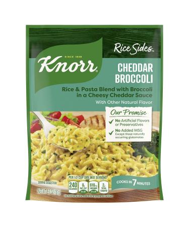 Knorr Rice Sides Cheddar Broccoli Rice For a Tasty Rice Side Dish Cheddar Broccoli No Artificial Flavors, No Preservatives, No Added MSG 5.7 oz