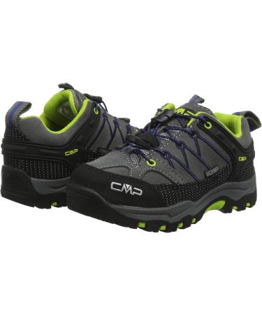 CMP Unisex Children's Rigel Low Shoes WP - Waterproof Trekking & Hiking Shoes for Kids Size 35 EU Grey Blue Graphite Marine - Buy Online on GoSupps.com