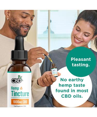 CBDfx - 1000mg CBD High Strength CBD Oil Improved Purity All Natural Vegan Non-GMO Broad Spectrum Blended with MCT Oil No THC 30ml - 30 Days - Buy Online on GoSupps.com