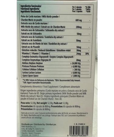Detox Complex 60 Capsules - Buy Online on GoSupps.com