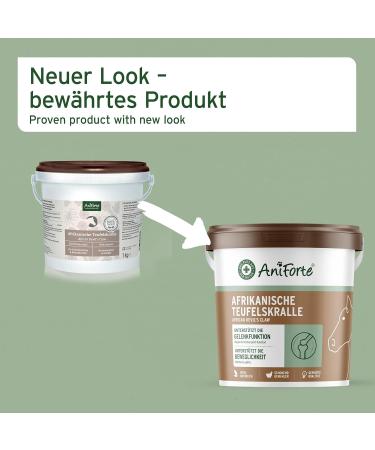 AniForte Active Devil's Claw Joint Powder for Horses 1kg - Devil's Claw Powder for Tendons and Ligaments Supports Mobility and Joint Function - Buy Online on GoSupps.com