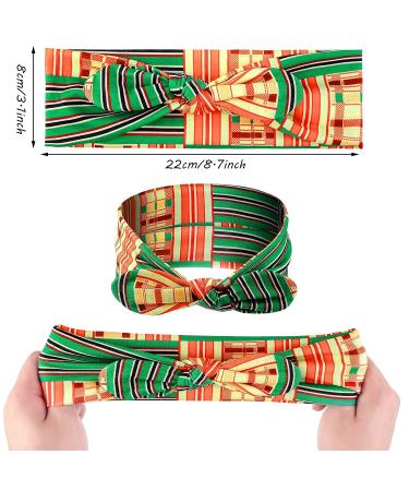 Waydress African Headband Set - 8 Pieces Boho Bow Headbands for Women and Girls - Buy Online on GoSupps.com