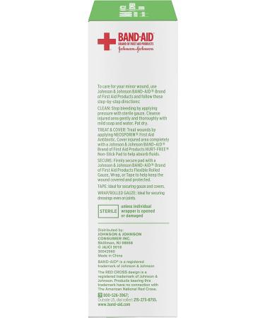 Band-Aid First Aid Nonstick Pads 3X4 in - Pack of 10 - Buy Online on GoSupps.com