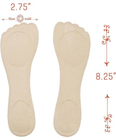 CB 2-Pairs Silicone Gel Slim Inserts for Blister Prevention & Heel Pain Relief - Nude & Black Slim Insoles (Set B) - Buy Online on GoSupps.com