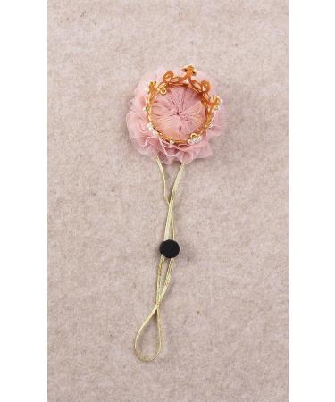 Nishine Gold & Silver Crown Headband for Dogs & Cats - Pink Tulle Mesh Tiara Hairband for Pet Costumes & Parties - Buy Online on GoSupps.com