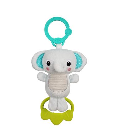 Bright Starts Tug Tunes On-The-Go Take-Along Toy  Elephant  Newborn + Grey Elephant