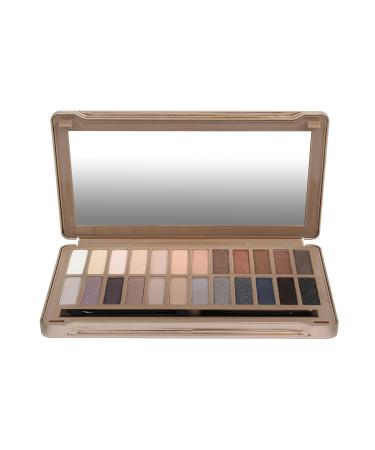 BYS Nude Exposed Eyeshadow Palette - 24 Highly Pigmented Colors in Tin Kit with Mirror | Matte & Metallic Shades for International Shipping - Buy Online on GoSupps.com