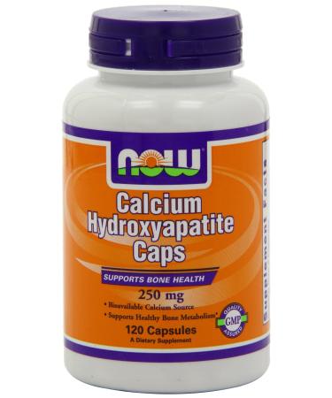 Now Foods Calcium Hydroxyapatite Caps 120 Capsules