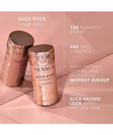 Nexxus Strong Hold 2.33oz Hair Wax Slick Stick & 10oz Comb Thru Finishing Spray for Simply Sleek Style with Volume Hair Styling Agent + Finishing Spray - Buy Online on GoSupps.com