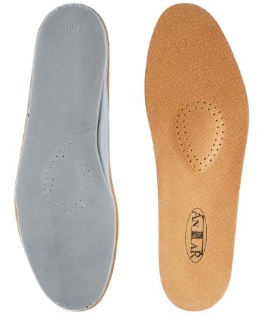 Antar AT53502 43 Leather Orthopedic Insoles with Longitudinal and Transverse Arch Support Size 43 900 g