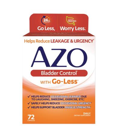Azo Bladder Control with Go-Less 72 Capsules
