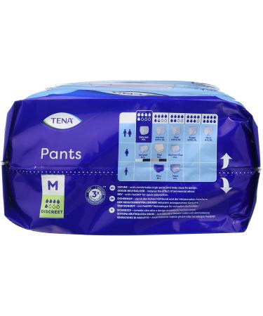 TENA Pants Discreet Medium - Protective Pants for Moderate Incontinence | 32 Disposable Pants - International Shipping Available - Buy Online on GoSupps.com