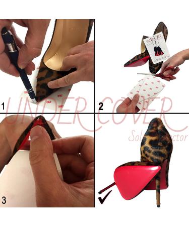 W4W Clear Sole Protector for Heels - 3M Stickers for Christian Louboutin - Durable & Easy to Apply - 1 Pair (Two Pieces) - Shop Internationally - Buy Online on GoSupps.com