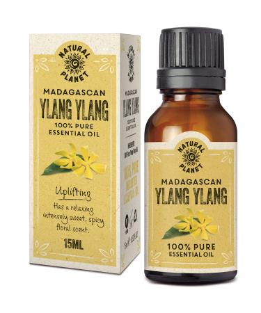 Natural Planet Ylang Yland I Essential Oil 15ML Natural 100% Pure & Undiluted Therapeutic Grade Pure Cruelty Free Ylang Ylang