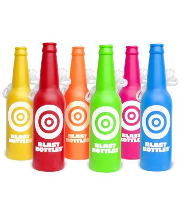 GoSports Outdoors Shooting Targets - Choose Between 6 Pack Blast Bottles or 12 Pack Blast Hat Hangers - Great for Accuracy Training